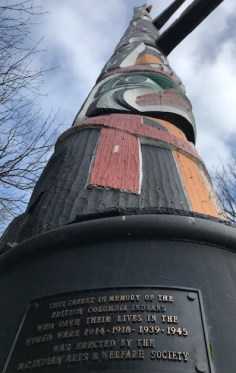 Plus haut totem du monde parc Beacon Hill - Victoria Canada