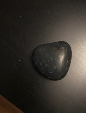 Galet en forme de coeur