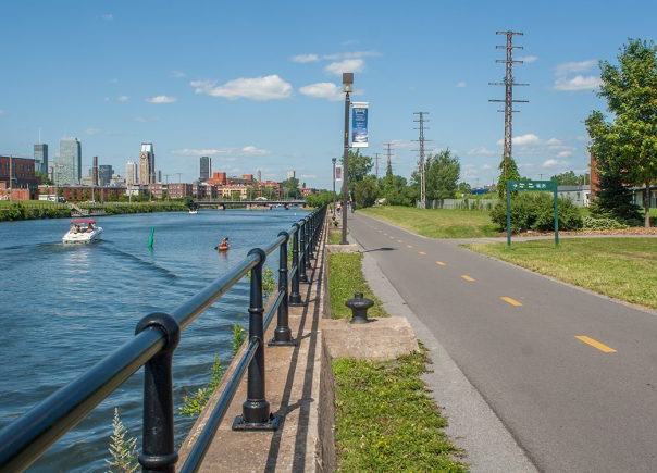 Piste cyclable du Canal Lachine