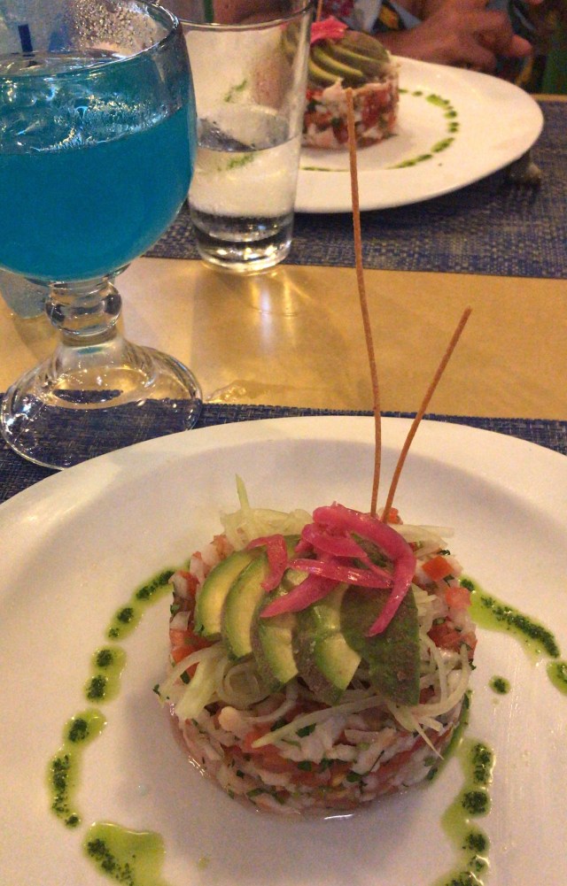 Ceviche au restaurant Marinero's - Cancun