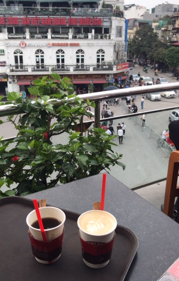 Hihgland Coffee terrasse - Hanoi