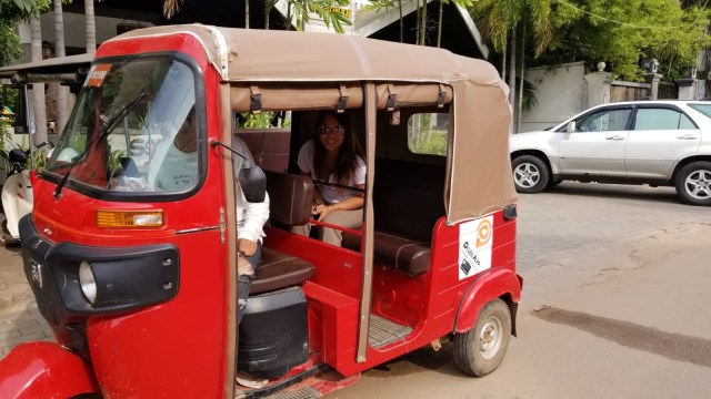 Tuk tuk in Siem Reap